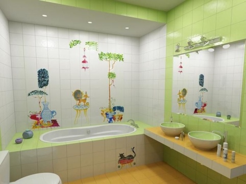 desain kamar mandi anak