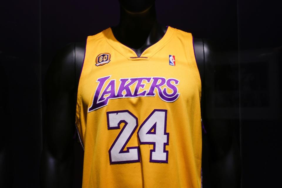 jersey kobe bryant