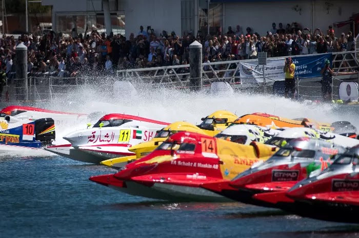 Olahraga F1 Power Boat.