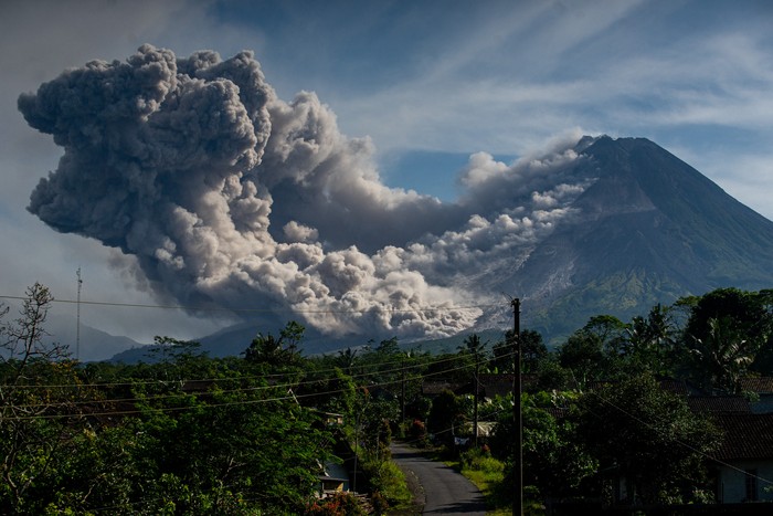 erupsi Merapi terbesar