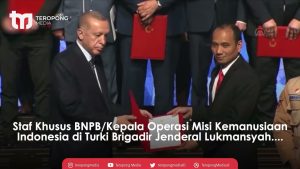 RI Terima Penghargaan Dari Turki Atas Misi Kemanusiaan Usai Gempa