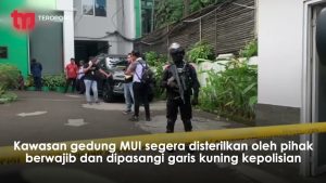 Aksi Penembakan Terjadi Di Kantor MUI Pusat