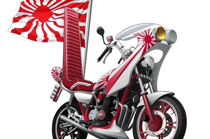 Motor Fesyen Bosozoku. (yabai.com)