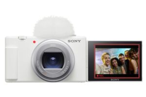 Sony ZV 1 II front on white