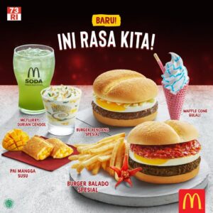 McDonald’s Indonesia Hadirkan menu baru. (Istimewa)