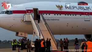 Pertunjukan Angklung Meriahkan Kunjungan Presiden Jokowi di Mozambi