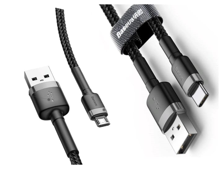 Charger Micro USB dan Type C 