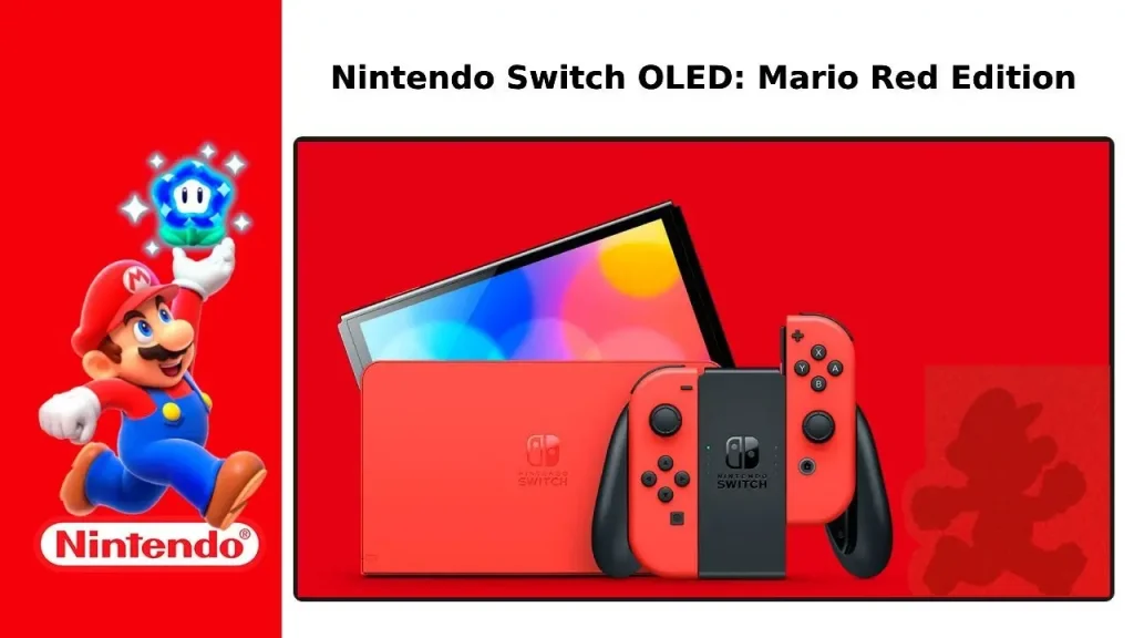 Nintendo Switch OLED: Mario Red