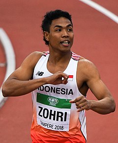 Lalu Muhammad Zohri Sprinter Indonesia