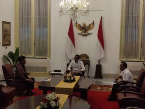 Pamit SYL Pada Jokowi