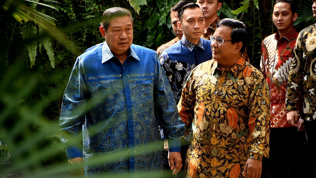 Prabowo Temui SBY di Cikeas
