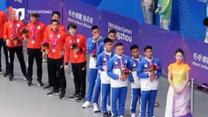 Tim Sepak Takraw Putra Kuadra Harus Puas Dengan Medali Perak Usai Kalah Dari Myanmar
