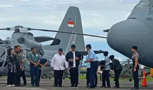 Jokowi Saksikan Penyerahan Pesawat Hercules