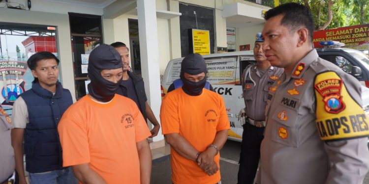 Polisi Berhasil Amankan 2 Pelaku Carok