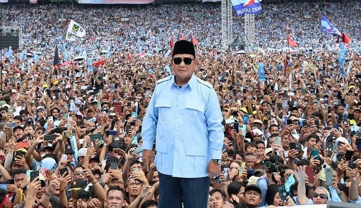 Capres 02 Prabowo Subianto bertemu dengan Jokowi