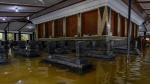Kompleks Makam Sunan Kalijaga Terendam Banjir