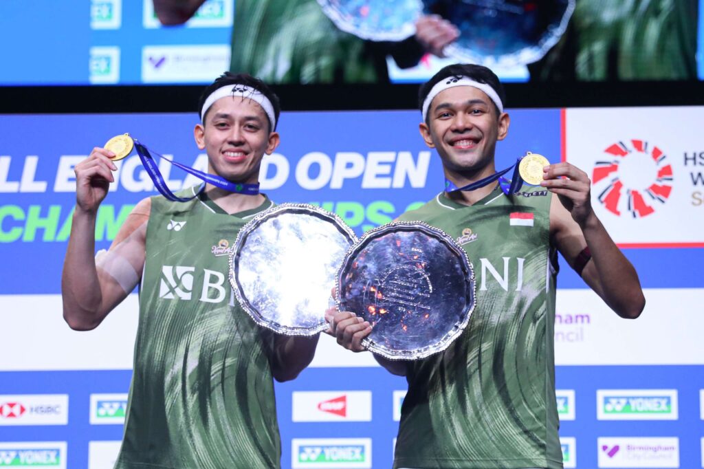 Ganda Putra Indonesia Fajar-Rian Juara All England 2024