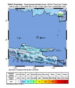 Gempa Guncang Tuban Jawa Timur