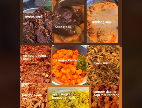 menu masakan untuk munggahan