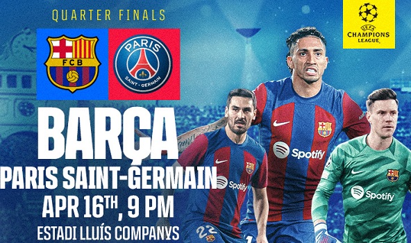 pemain baercelona vs PSG Liga Champions