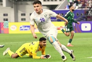 Penyerang Uzbekistan U23 Khusain Norchaev