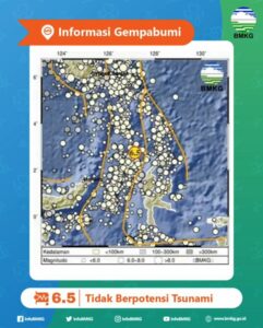 Gempa Guncang Tobelo Maluku Utara