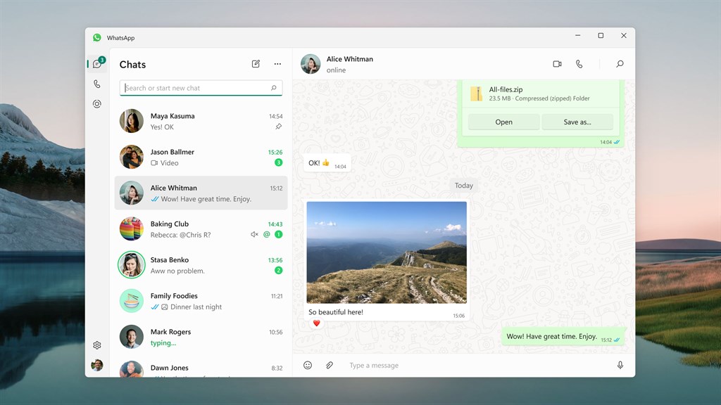 Whatsapp desktop keluar sendiri