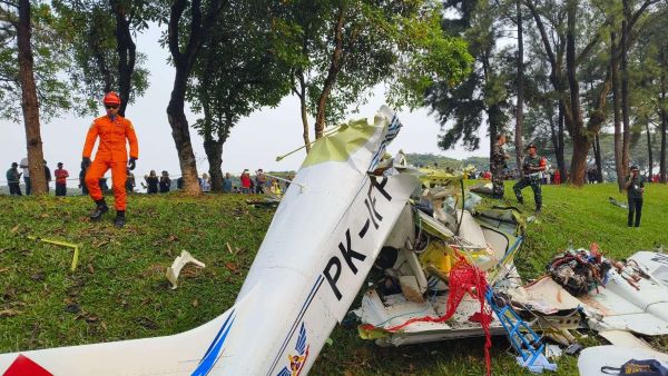 KNKT Investigasi Pesawat Cessna 172 Jatuh