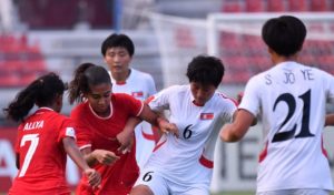 Timnas U17 Wanita Indonesia vs Korea Utara