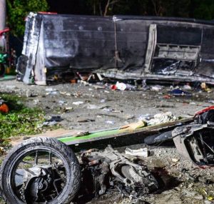 Korban Tewas Kecelakaan bus di Ciater