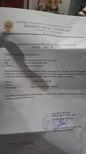 Pj. Bupati Halteng Pecat PTT Lukman Abd Kadir