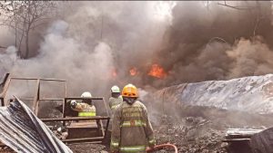 Pabrik di Bandung Timur Terbakar S