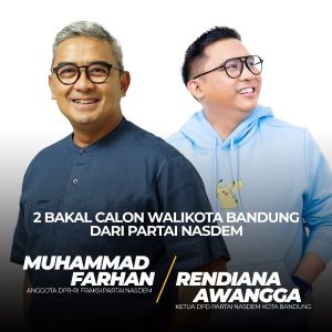 Partai Nasdem Tunjuk Dua Orang Maju di Pilwalkot Bandung