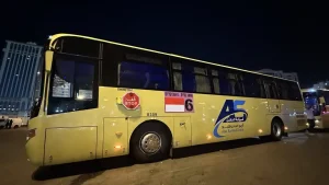 Bus Shalawat jemaah haji