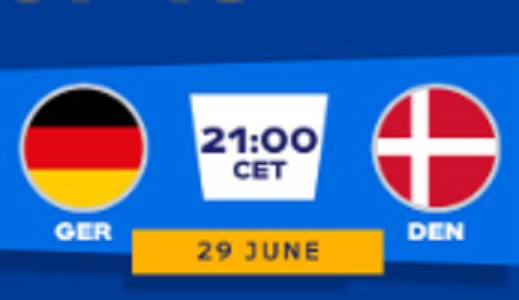 Jerman vs Denmark 16 besar EURO 2024