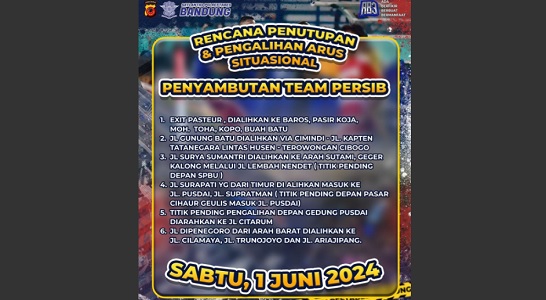 Persib pawai kemenangan