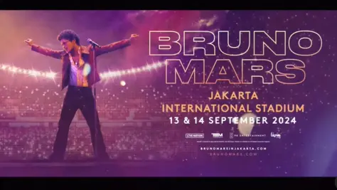 Bruno mars konser di jakarta