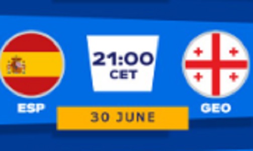 Spanyol vs Georgia 16 Besar EURO 2024