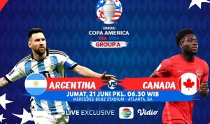 Streaming Copa America 2024 Argentina vs Kanada selain Yalla Shoot