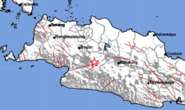 sesar Cugenang gempa cianjur