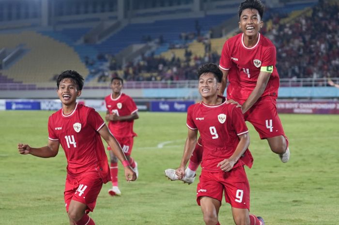 Timnas Indonesia U-16 Pesta Gol Bantai Laos 6-1