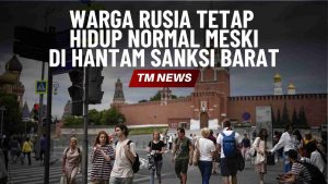 Warga Rusia Tetap Hidup Normal Meski Dihantam Sank-Cover