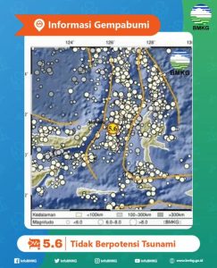 Gempa Bumi Guncang Bitung Sulawesi Utara 