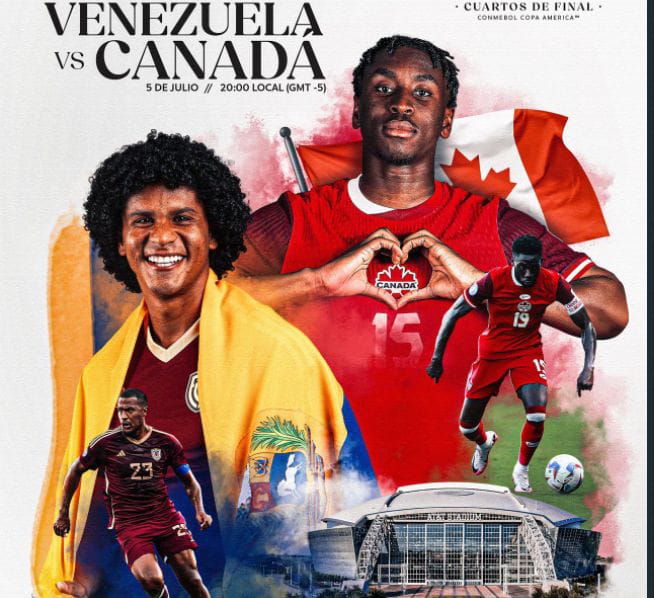 Duel Venezuela Vs Kanada di Copa America 2024