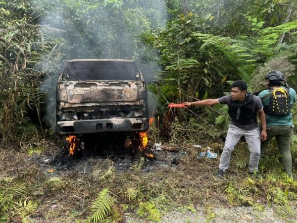 Aksi Kriminal KKB Bunuh 1 Warga Sipil dan Bakar Truck