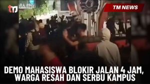 Demo Mahasiswa Blokir Jalan 4 Jam, Warga Resah dan-Cover