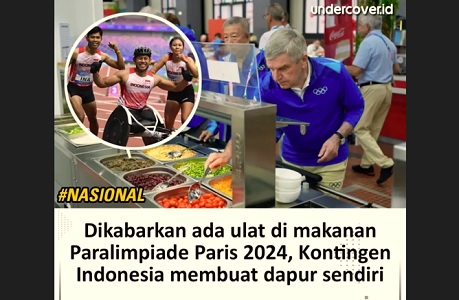 Paralimpiade Paris 2024 makanan ada ulat