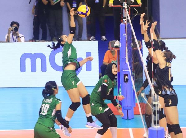 Pertandingan Kedua SEA V League Timnas Voli Putri Indonesia