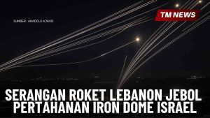 Serangan Roket Lebanon Jebol Pertahanan Iron Dome -Cover