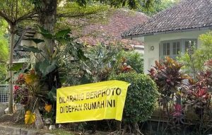 rumah milea dilarang berfoto